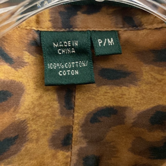 Animal print blouse with 3/4 sleeves - Picture 2 of 3